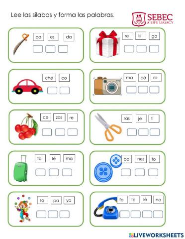 Lectoescritura 3ro preescolar