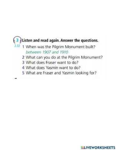 Unit 6 listening skill booster class 5