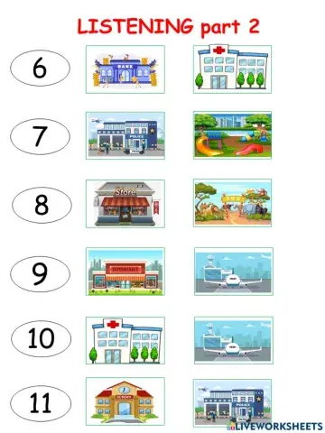 Listening part 2 - in the city