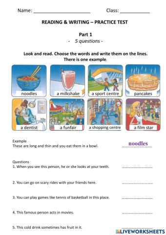 Practice: Reading & Writing