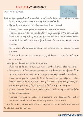 Comprensión lectora