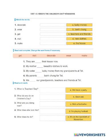 Grade 4-Unit 15-Workbook