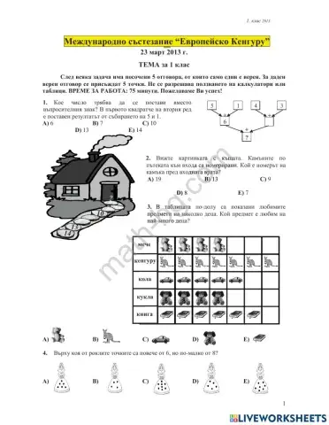 КЕНГУРУ 2013 г.