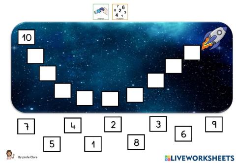 Hacemos despegar el cohete retrocuenta Teacch