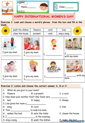 Vi 15-16- Women's Day homework