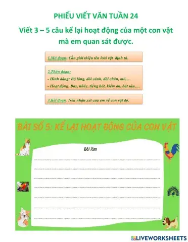 Tập làm văn tuần 24