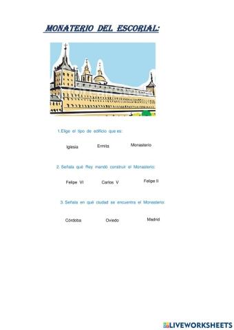 Monasterio  de  EL  ESCORIAL