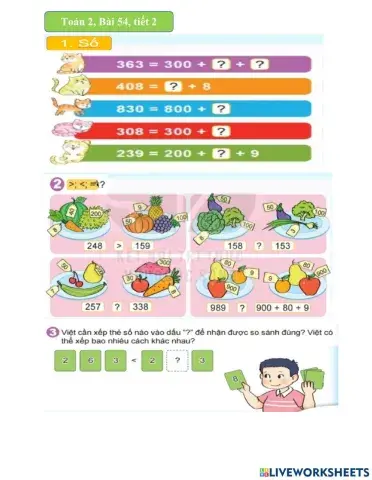 Toán 2, bài 54, tiết 2