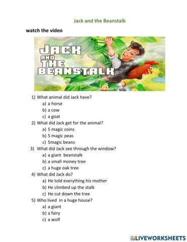 Jack and the Beanstalk