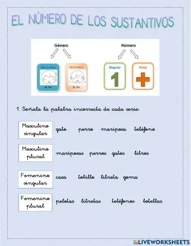 El Número de los Sustantivos