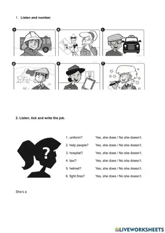 Listening Jobs and routines