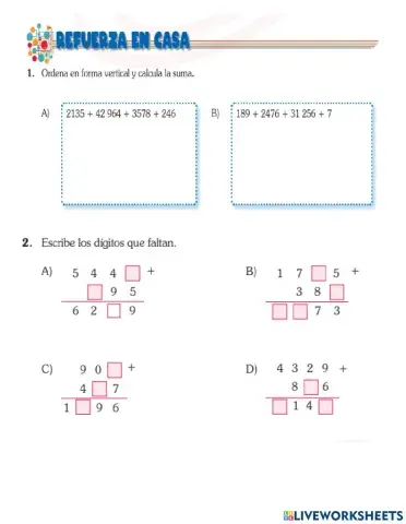 Operaciones básicas