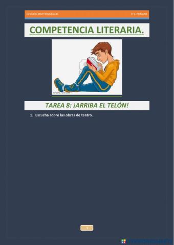 Competencia literaria. Tarea 8.