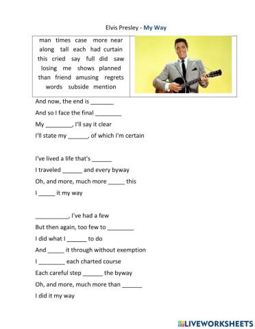 Elvis Presley - My Way