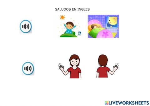 Saludos en inglés