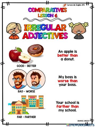 Adjetivos comparativos