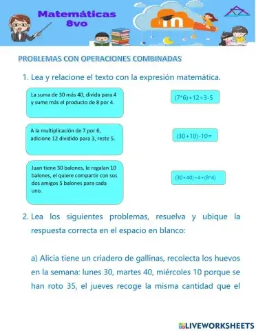 Jerarquía de operaciones combinadas  