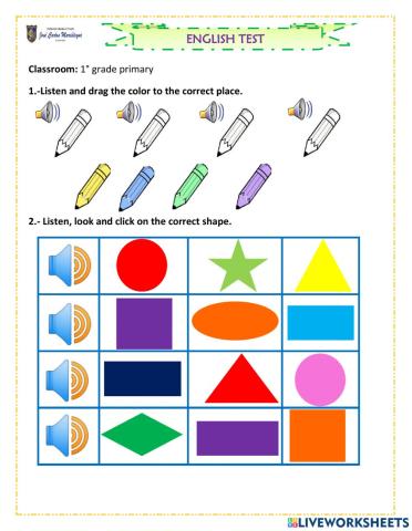 DIAGNOSTIC EAVLUATION-1°GRADE PRIMARY