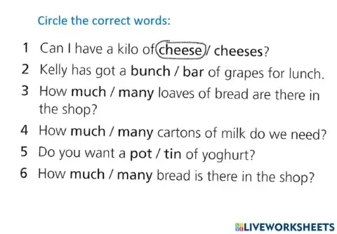 How much and How many?