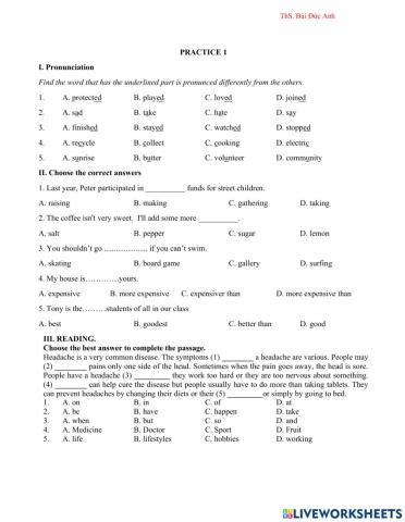 Practice 1: teenagers