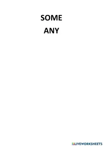 Some any
