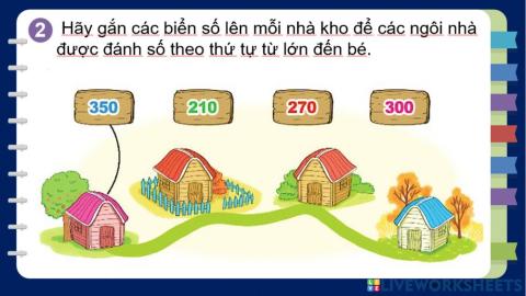 So sánh các số tròn trăm, tròn chục