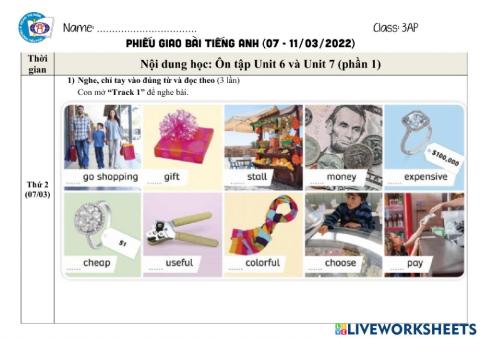 Hướng dẫn học tuần 31