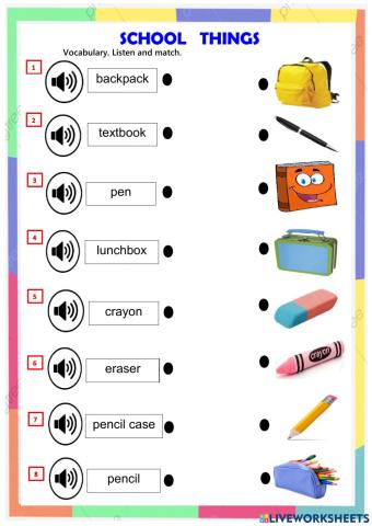 School things chechi