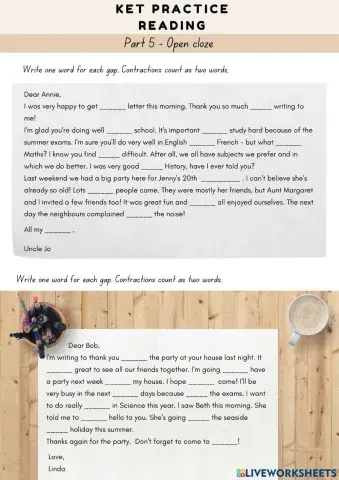 KET Practice (Reading)