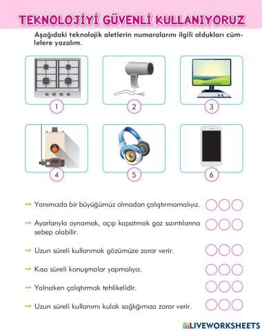 Teknolojiyi Güvenli Kullanıyoruz