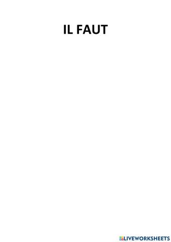 Il faut