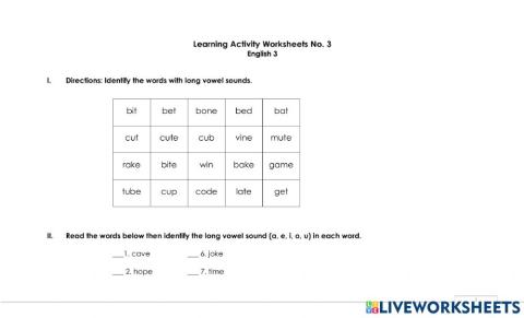 English 3 Week 3