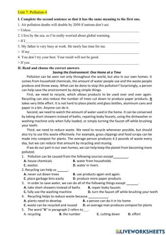 Unit 7 pollution 4