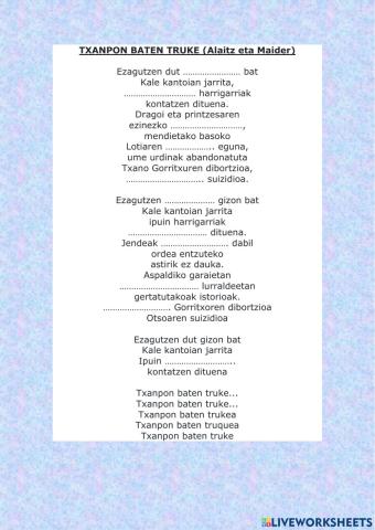 Txanpon baten truke (alaitz eta maider)