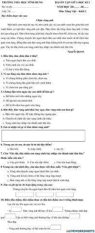 Tuần 25-Chim vàng anh