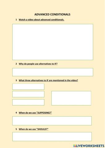 Advanced Conditionals