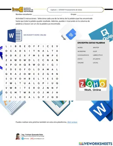 Diferentes tipos de Procesadores de Textos