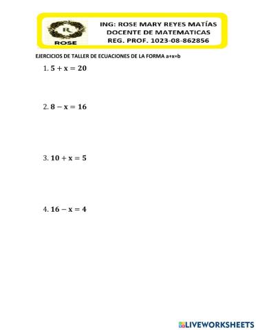 Ecuaciones de la segunda forma