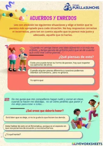 Acuerdos, normas de convivencia