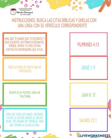 Versículos más importantes