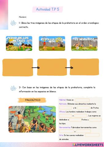 Etapas de la prehistoria