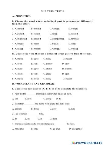 Review for mid term 2