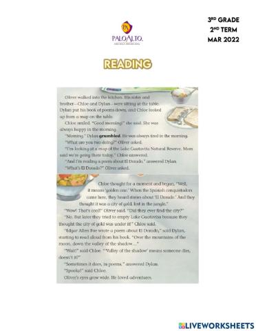 Reading 3rd (2nd term)