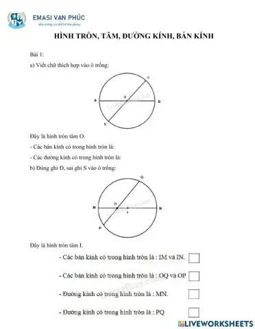 Tâm đường tròn