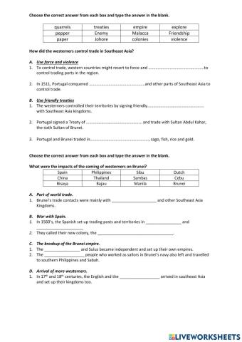 The coming of westerner
