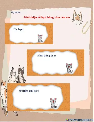 Hđtn: Nói về người bạn hàng xóm