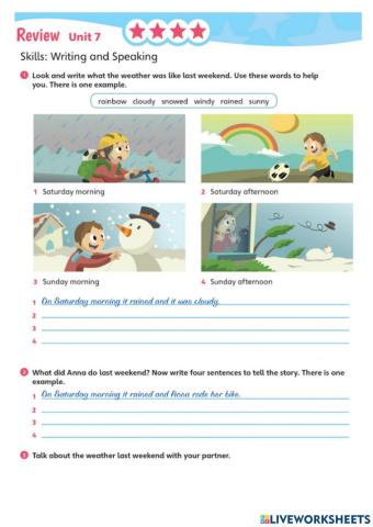 Fun skills 4 homebooklet unit 7 & 8 review pages