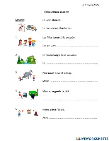 Expression de la négation