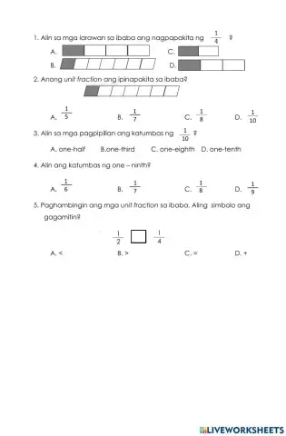 Unit fractions