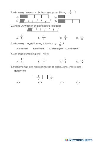 Unit fractions
